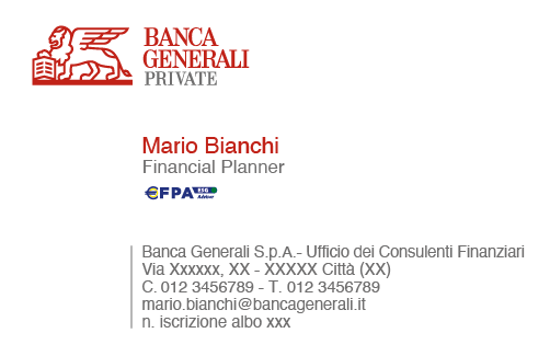 Immagine di BIGLIETTO DA VISITA CON LOGO EFPA ESG